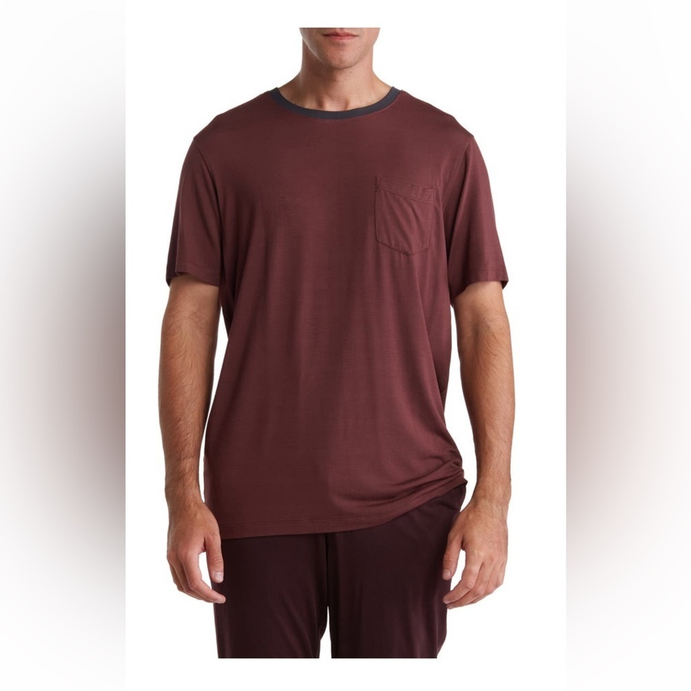 Daniel Buchler Contrast Crewneck T-Shirt XL